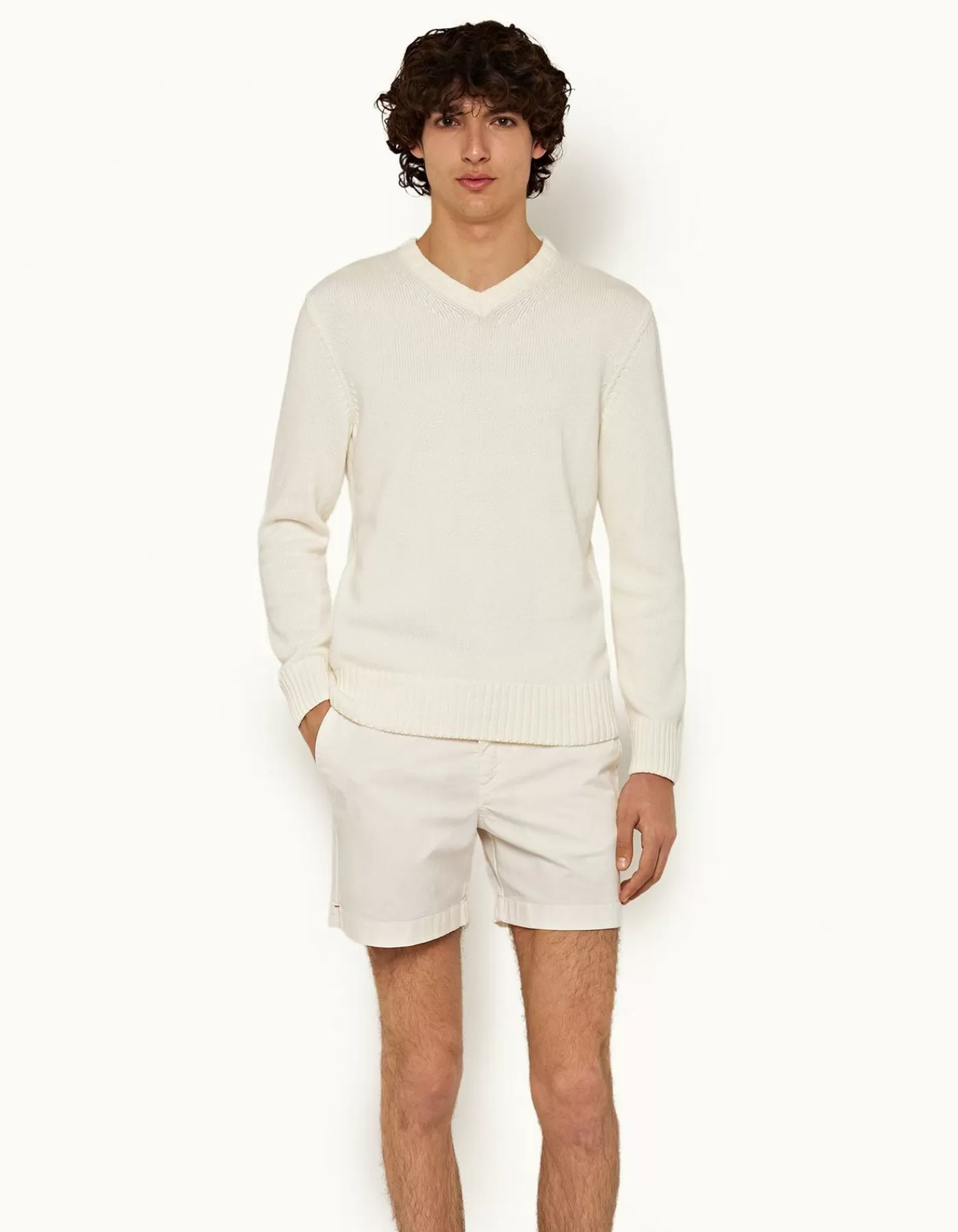 Hot Bulldog Cotton Twill Hommes Shorts