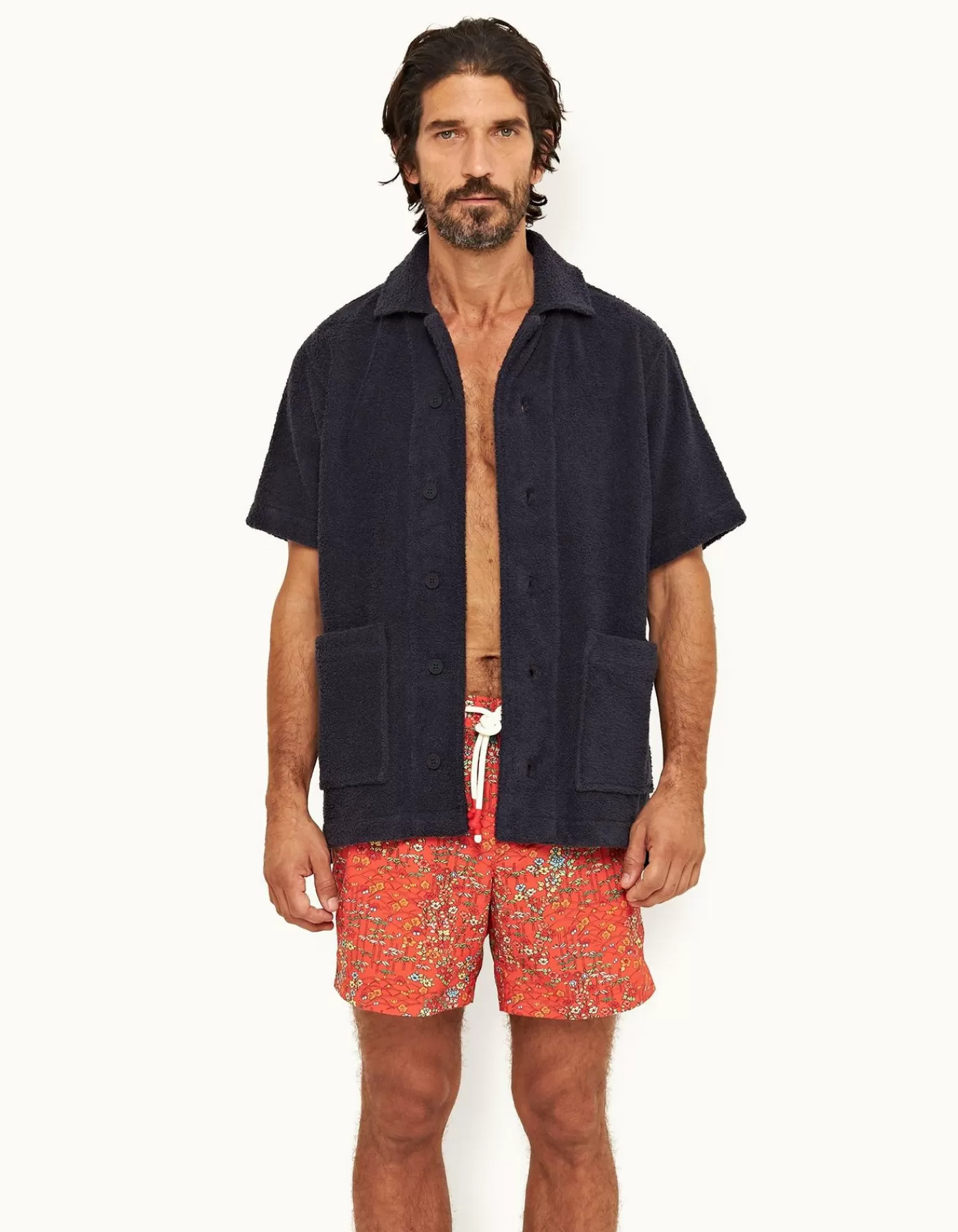 Hot Griffith Towelling Hommes Vêtements Dinterieur