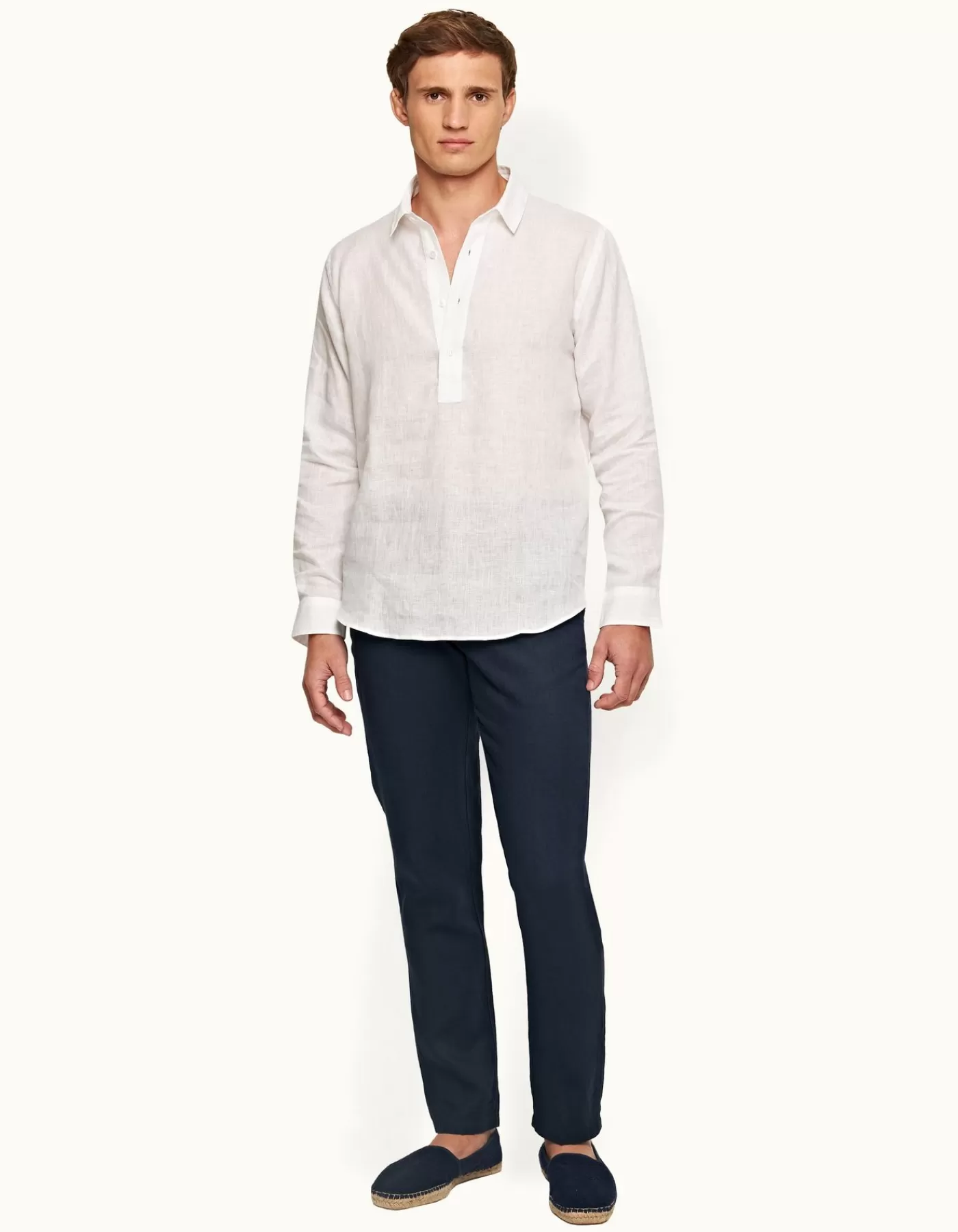 Cheap Griffon Linen Hommes Pantalons
