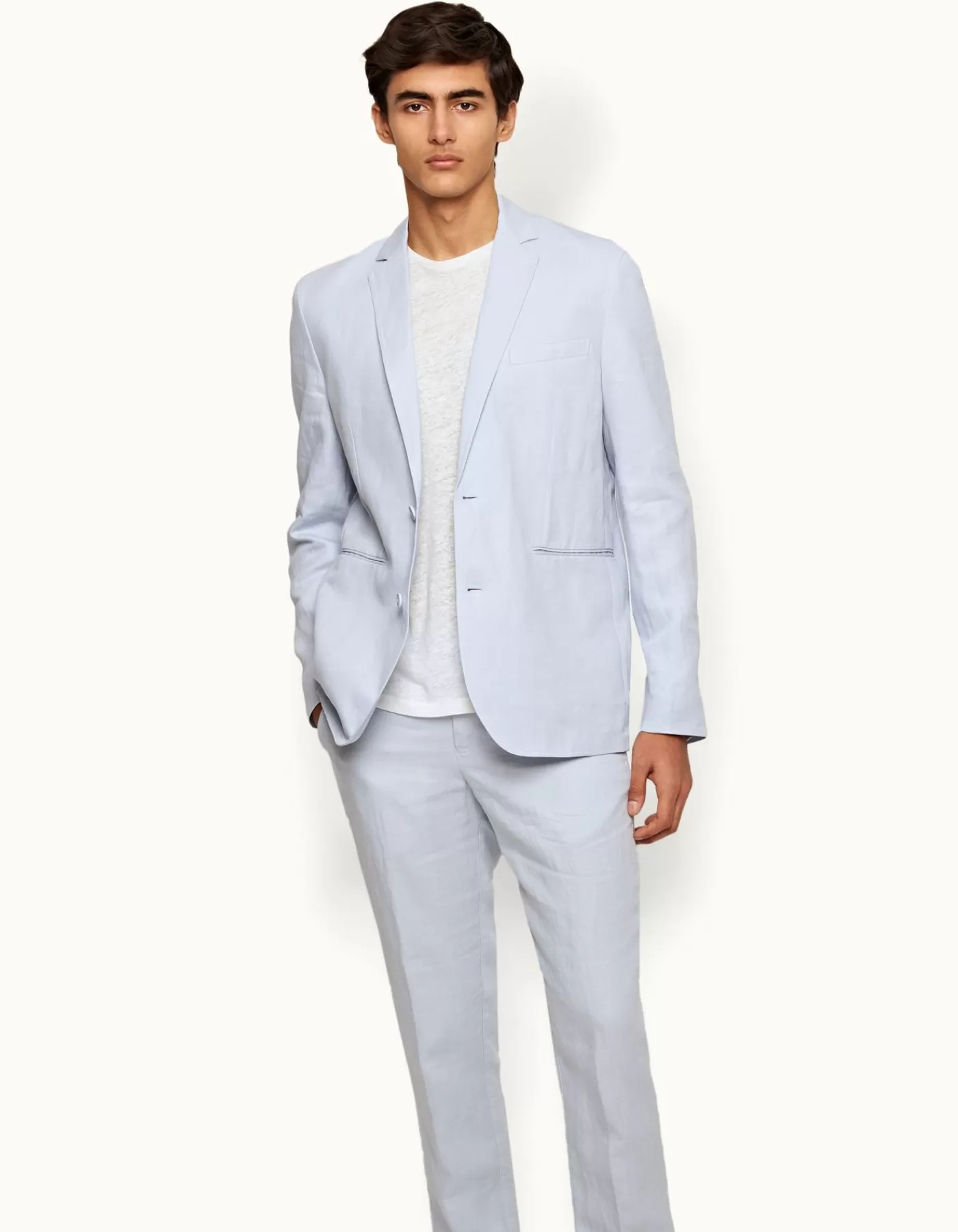 Fashion Ullock Linen Hommes Vestes & Blousons